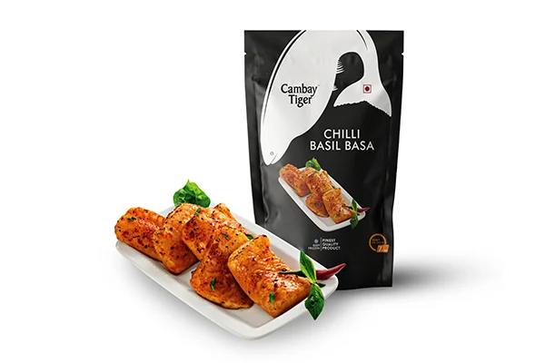 Cambay Tiger Chilli Basil Basa Fish 200g online in Udaipur Buy